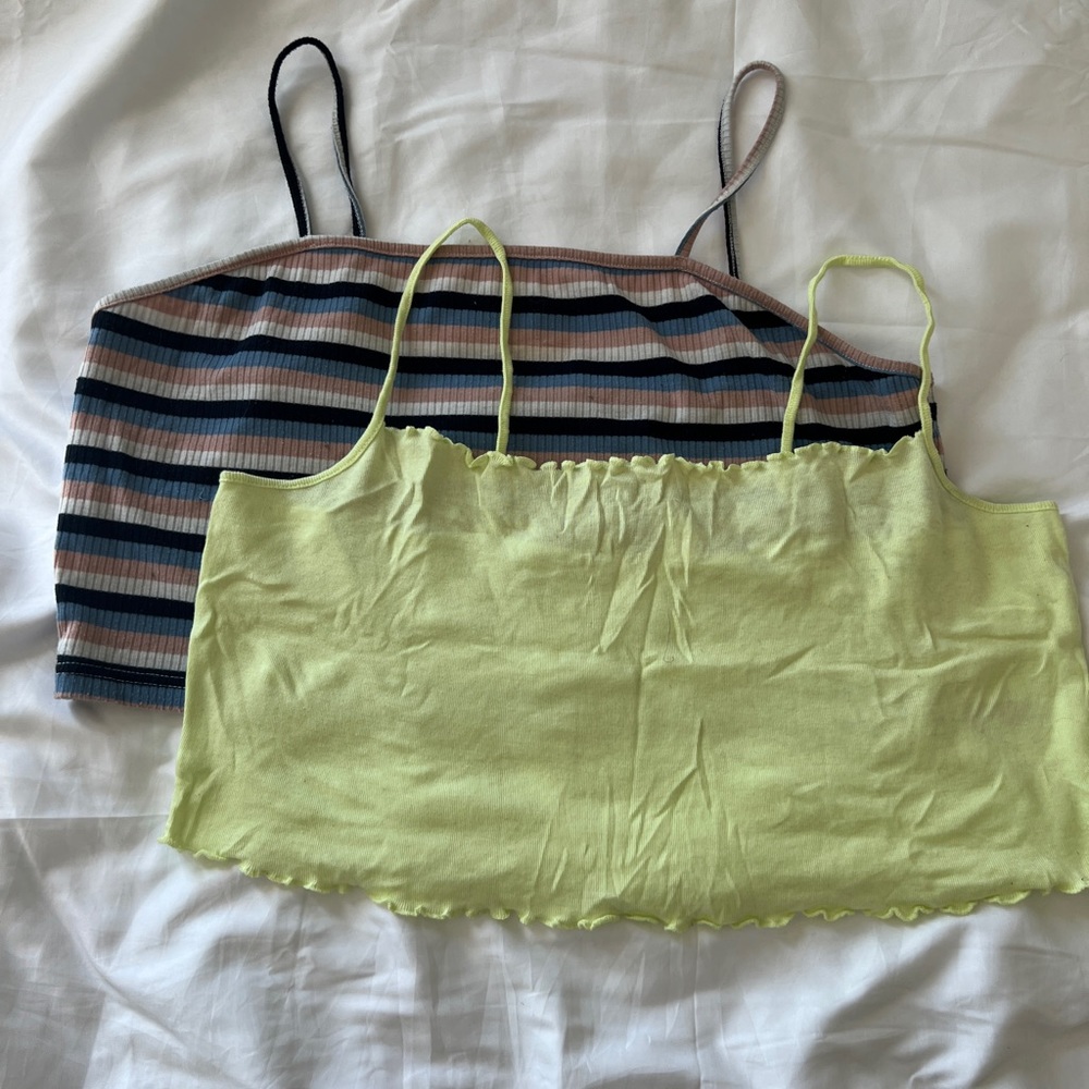 Two Crop Tanks! Plus size/Curve Friendly